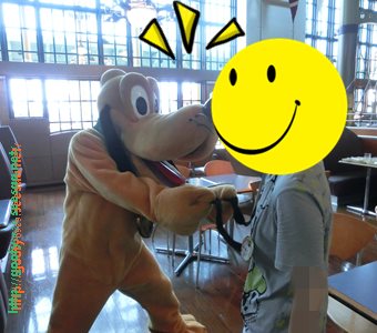 14年08月 グーさんに出会えたら 3回ジャンプ